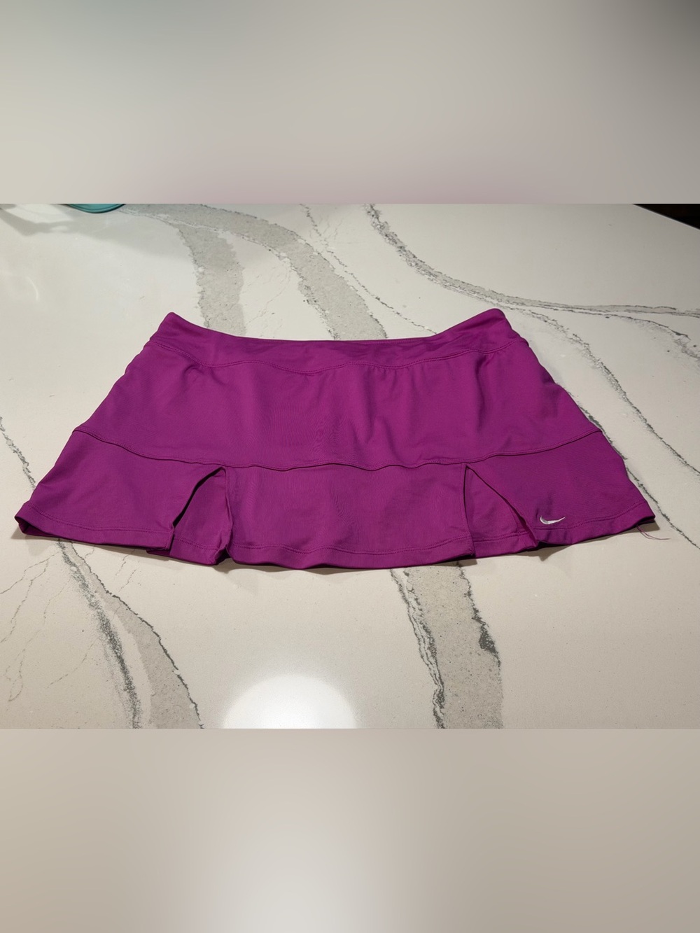 Nike Dri-fit vibrant purple fuschia semi pleated skirt Large
